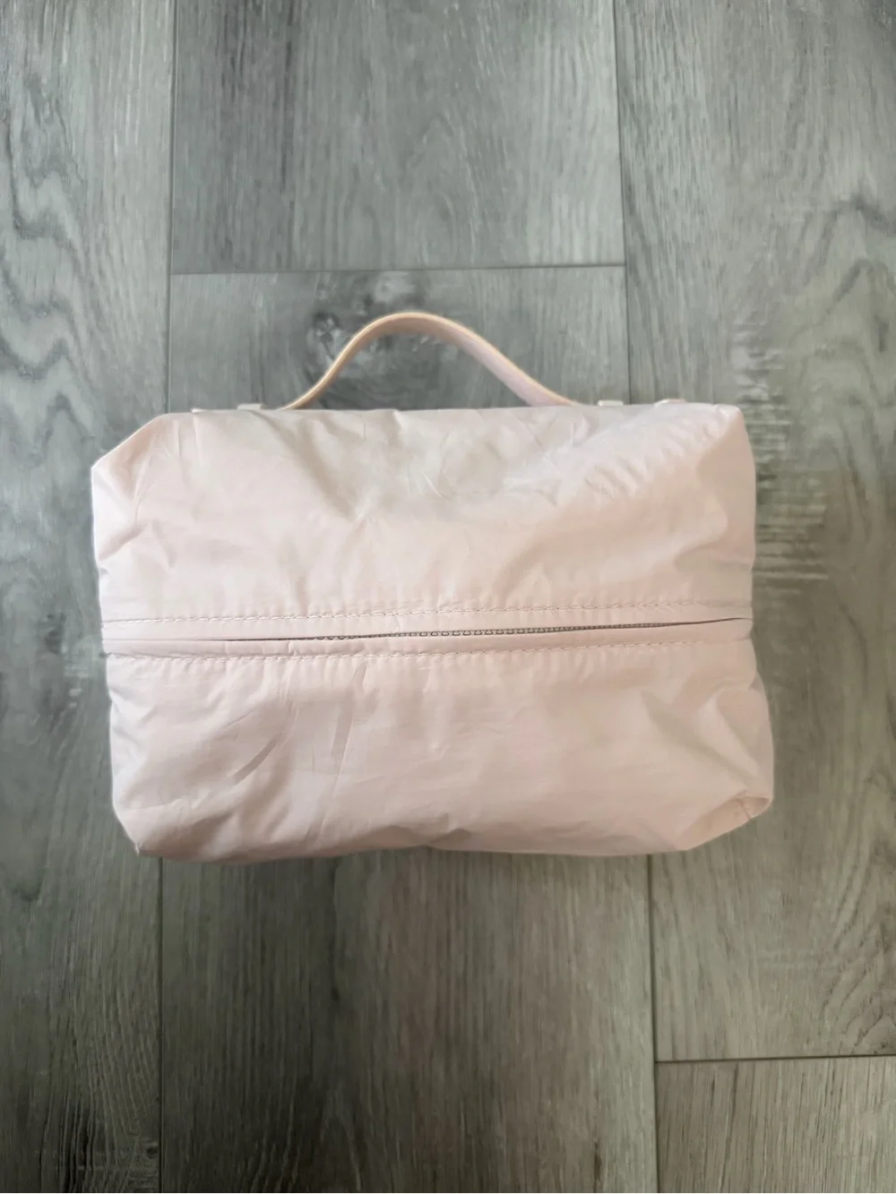 Rare Beauty Puff Toiletry Bag Blush Pink Cosmetic Case
